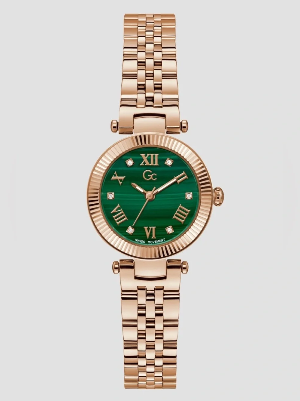 New GUESS COLLECTION Malachite Gemstone Analog Watch